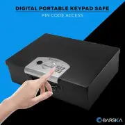Barska Digital Portable Keypad Safe w/ Carrying Handle & Back up Keys, AX11910