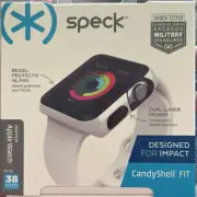 Speck Candyshell Fit Smart Watch Case Apple Watch 38mm White Black
