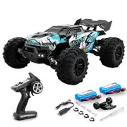 Catzon 70KM/H 4WD High Speed Brushless RC Truck 1:16 Scale RC Car All-Terrain Off-Road RC Car-Blue
