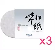 LOT3 TEAC TURNTABLE SHEET TA-TS30UN-BW Handmade Reversible Stone Paper WASHI