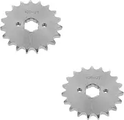 GLEAVI 2pcs Motorcycle Engine Chain Plate Atv Engine Sprockets Atv Engine Front Sprocket Motorcycle Front Sprocket Motorcycle Chain Sprocket Atv Sprocket Motorcycle Sprockets