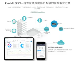 TP-LINK OC200 Omada 硬體控制器 交換器 支援 PoE 雲端控制器