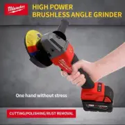 Milwaukee 18V 18M Brushless Angle Grinder 3 Gears 125mm Electric Cordless 5”