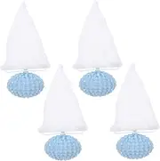 Pet Hair Remover Kit 4pcs Washing Machine Hair Catcher Laundry Filter Bag Universal Fit Sturdy Pp Polyester Easy to Cle