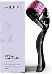 Saturn by GHC Premium Derma Roller for Hair Growth, Activates Hair Follicles, 0.5mm 540 Micro Needles, Pack of 1