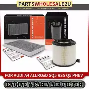 Engine & Activated Carbon Cabin Air Filter for Audi A4 allroad A5 Quattro S5 S6 (for: Audi)