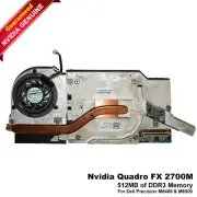 Dell Precision M6400/6500 Nvidia Quadro FX 2700M 512MB GDDR3 Graphics Card MDX3J