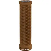 Funn Grips - Holeshot - One Sided Lock - Triple Fin - 30.5mm - Brown