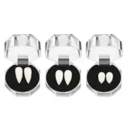 3 Pairs Halloween Vampire Miss Man Fang Cosplay Masquerade Party