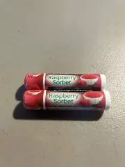 CHAPSTICK RASPBERRY SORBET Flavor Lip Balm Lot of 2 New & Sealed HTF