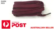 120cm Flat Classic Shoe Laces DoubleHollow Casual Boot Sport Shoelace Dark Red