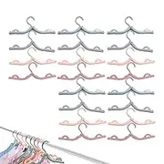 Folding Clothes Hangers | 20X Travel Hanger for Women,Clothes Hangers for Business, Foldable Clothes Drying Rack, Space Saving Clothes Hanger, Drying Rack for Travel