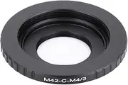 M42/C-M4/3 Lens Mount Mount Lens Adapter for Mirrorless Cameras for Dual Purpose Lens Control Ring