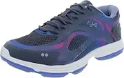 [RYKA] Womens Devotion Pro Fitness Casual and Fashion Sneakers Blue 8 Wide (C,D,W)