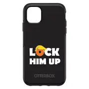 OtterBox Symmetry for Apple iPhone (Pick Model) LOCK HIM UP Black Anti Trump