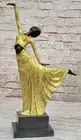 Elite Art Deco Hot Cast Bronze Dancer Sculpture Museum Quality Masterpiece