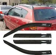 4pcs Original Shatterproof Rainproof Side Window Wind Deflectors for 2003-2008 Pontiac Vibe & Toyota Matrix,Sun Rain Guard Sets,Nice Looking Window Visors for Cars,Vent Deflector for Matrix 94455