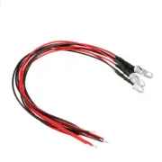 5Pcs 5mm Pre-Wired Diffused LED Diodes Light 20mA DC 9-12V White