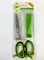 Ball Kitchen Herb Scissors Blades Jardon and Cover Stainless Steel Blades NEW