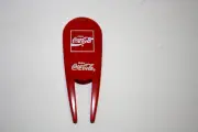 Coca-Cola Red & White NEW Golf Ballmark Divot Repair Tool -Use or as Collectible