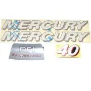 Mercury Boat Engine Decal 37-8M0045158 | EFI 40 (4 PC Set)