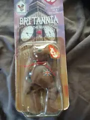 McDonalds TY Beanie Baby with RARE ERRORS 1993 OAKBROOK Brittania The Bear