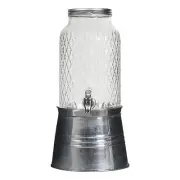 Glass Jar Large Capacity Clear Teapot for Household Kitchen Hot Iced Drinks