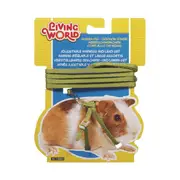 Living World Guinea Pig Harness Lead Set Green