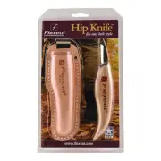 Flexcut Hip Knife with Leather Pouch 1.25 inch Blade Ergonomic Handle