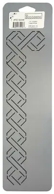 Border Quilting Stencils Twisted Ribbon Lattice Quilt Continuous Line Pattern