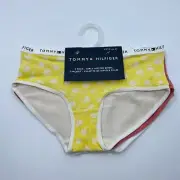 Tommy Hilfiger 3 Pack Girls Hipster Briefs Yellow Floral Solid Size Small