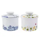 Butter Dishes Butter Crock with Lid for Soft Butter Porcelain Butter Container