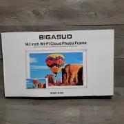 BIGASUO 14.1 inch B-141K WiFi Cloud Photo Frame Digital
