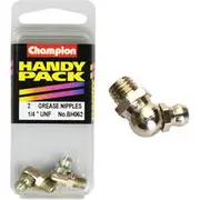 Champion Handy Pack Grease Nipples BH062, 1/4" UNF, 90°