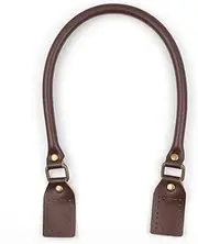 1pair 60cm Genuine Leather Shoulder Bag Strap Women Bag Handles DIY Replacement Handle for Handbag Belts Bag Accessories (D 60 * 1.2cm)