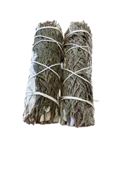 Smudge White Sage And Cedar 10cm Spiritually Healing and Protection 2 Units