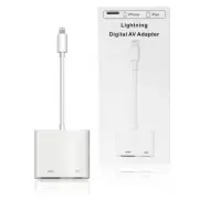 For iPad 5 6 7 8 Air/Air 2/3 iPhone to HDMI Adapter Cable, 4K Digital AV Cable