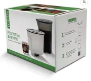 Toddy Essential Brewer Cold Brew Coffee Maker BPA-Free, Dishwasher-Safe, Durable
