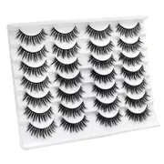 3D Multi-Layer False Eyelashes 14 Pairs Fluffy Cat Eye Lashes-E05