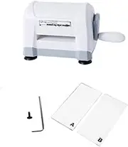 Die Cutting Embossing Machine Hand-cranked Machine Handmade Professional Sturdy Scrapbooking Supplies for Children Photo, White