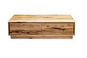 MD Rennes Solid Timber 2 Drawer Coffee Table