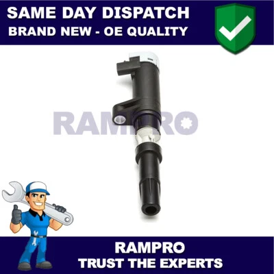 Rampro Pencil Ignition Coil Pack Fits Renault Clio (Mk3) 1.6 Petrol (2005-2009)
