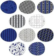 Rockadex Adhesive Patches - Compatible for Freestyle Libre Sensor, Custom-Designed Freestyle Libre Patches, Diabetic Supplies Mix 10 Pack Hockey (Freestyle Libre 2)