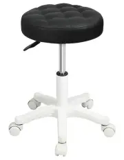 [Levede] Rolling Adjustable Height Bar Stools in Black