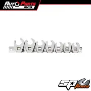 SP Tools Flare Nut Crowfoot Wrench Rail Set - 3/8"Dr SAE - 7pc | SP20594