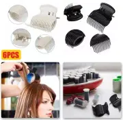 6x Hot Roller Clips Hair Curler Claw Clip for Women Girls Hair Section Styling
