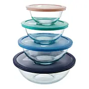 Pyrex 8-Piece Smart Essentials Mixing Bowl Set