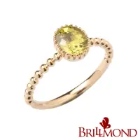 在飛比找momo購物網優惠-【BRILLMOND JEWELRY】風采金綠玉寶石戒(1克