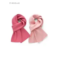 在飛比找ETMall東森購物網優惠-溫柔粉色冬季女生日新年禮物圍巾