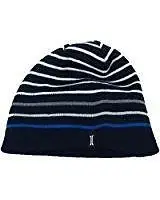 Igloos Men's Knit Beanie Black Blue One Size Fits 49-406-BL-D FAST SHIP! D28